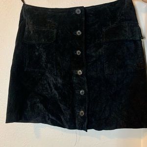 URBAN OUTFITTERS vintage suede mini skirt